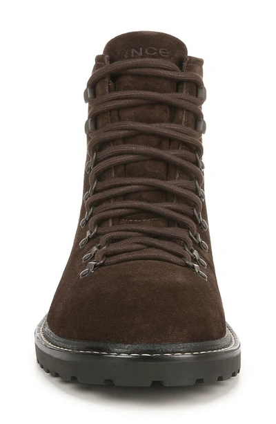 Shop Vince Safi Lace-up Boot In Cocabrown