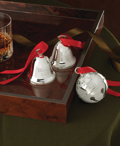 Shop Reed & Barton 2023 Silver-tone-plate Christmas Annual Bell In Metallic And Silver Plate