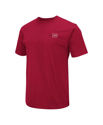 Colosseum Cardinal Arkansas Razorbacks Oht Military Appreciation T-shirt In Cardinal