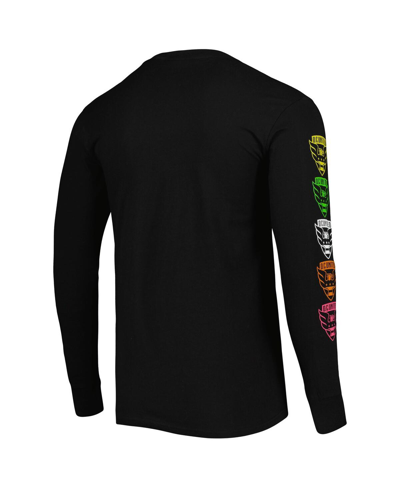 Shop Mitchell & Ness Men's  Black D.c. United Papel Picado Long Sleeve T-shirt