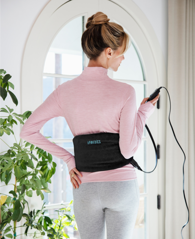 Homedics Women's Health Abdomen And Lower Back Integrated Gel Therapy Belt In Black