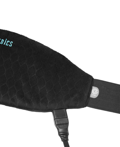 Homedics Women's Health Abdomen And Lower Back Integrated Gel Therapy Belt In Black