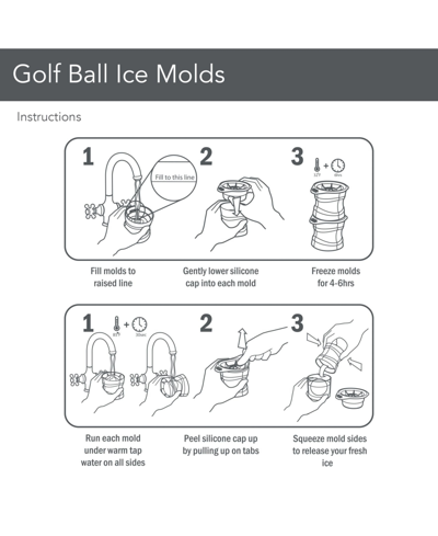 Tovolo Leak-free Ice Molds, Set Of 2 In Clear