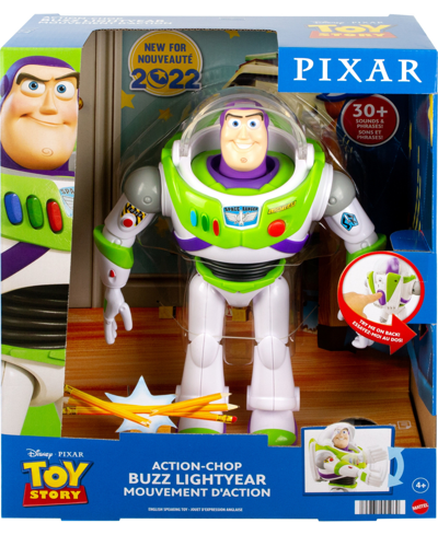 Shop Disney Pixar Toy Story Talking Buzz Light-year Figure With Karate Chop Motion And Sounds In Multi-color