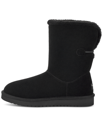 Koolaburra By Ugg Nalie Faux Fur Lined Short Boot In Black