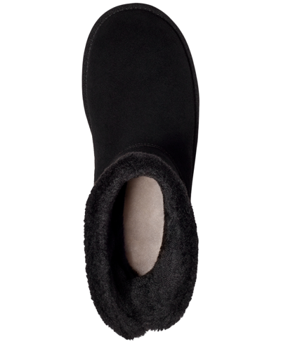 Koolaburra By Ugg Nalie Faux Fur Lined Short Boot In Black