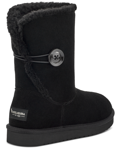 Koolaburra By Ugg Nalie Faux Fur Lined Short Boot In Black