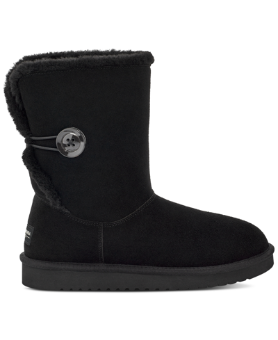 Koolaburra By Ugg Nalie Faux Fur Lined Short Boot In Black