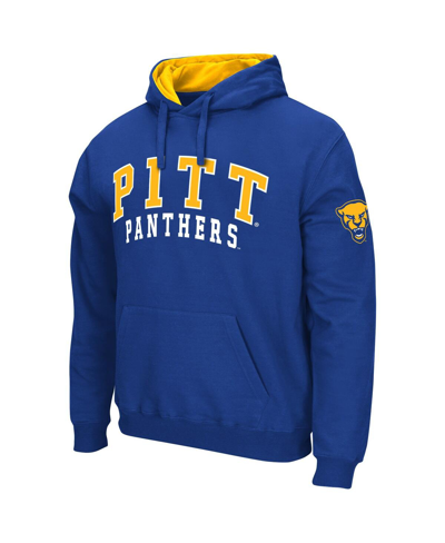Colosseum Men's  Royal Pitt Panthers Double Arch Pullover Hoodie In Royal
