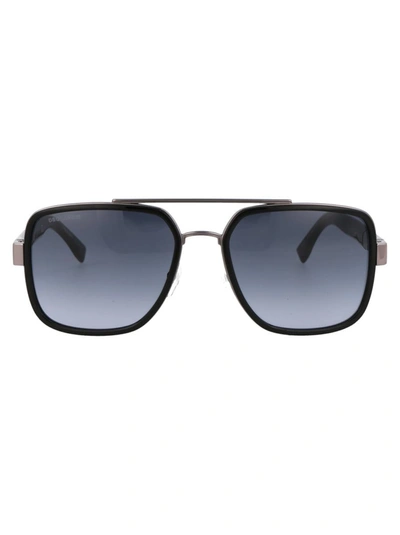 Shop Dsquared2 Sunglasses In V819o Dark Ruthenium Black