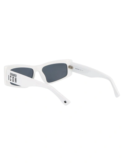 Shop Dsquared2 Sunglasses In Vk6ir White