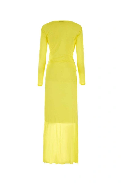 Shop Saint Laurent Long Dresses. In Yellow