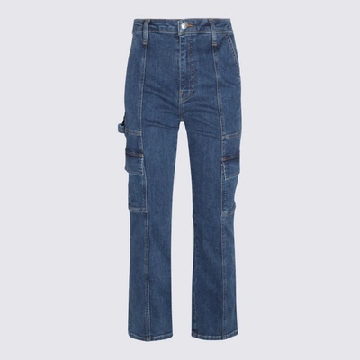 Shop Simkhai Blue Cotton Jeans