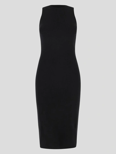 Shop Tom Ford Two Pieces Mini Dress In Black