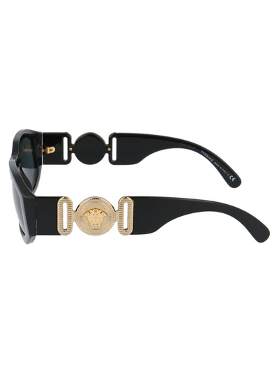 Shop Versace Sunglasses In Gb1/87 Black