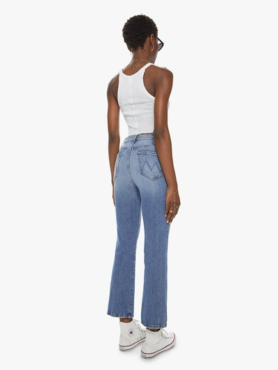 Shop Mother The Hustler Ankle Scenic Route Jeans In Blue