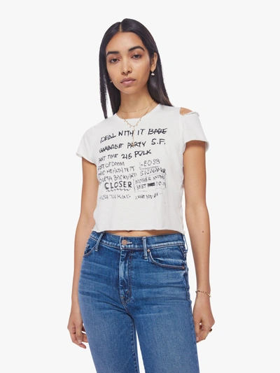 Shop Mother The Breezy Deal With It Babe T-shirt (also In X, M,l, Xl) In White