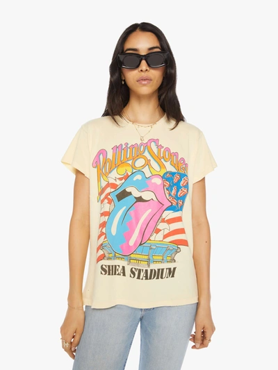 Shop Madeworn Rolling Stones Mellow T-shirt (also In Xl) In Yellow