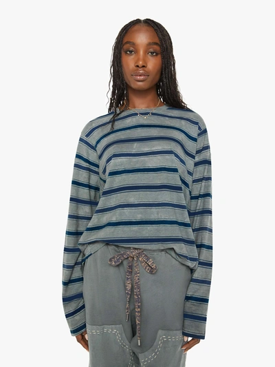 Shop Dr. Collectors Derrick T. Hemp Stripes Swiss Army Sweater (also In M, L,xl) In Green