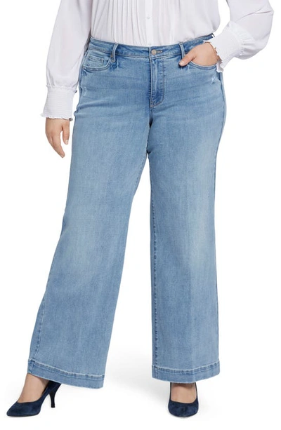 Shop Nydj Teresa Wide Leg Jeans In Lakefront