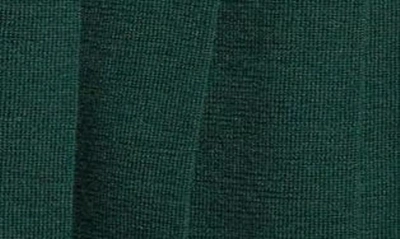 Shop Thom Browne Hector Icon 4-bar Pleated Wool Blend Miniskirt In Dark Green