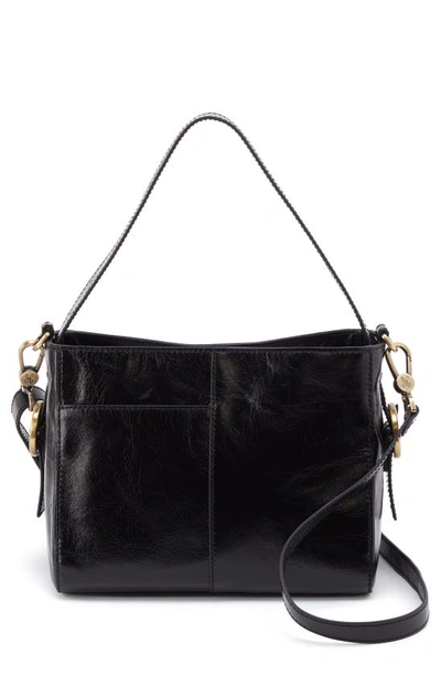 Shop Hobo Small Render Leather Crossbody Bag In Black