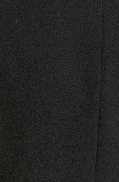 Shop Tahari Asl Peplum Blazer & Tapered Pants Set In Black