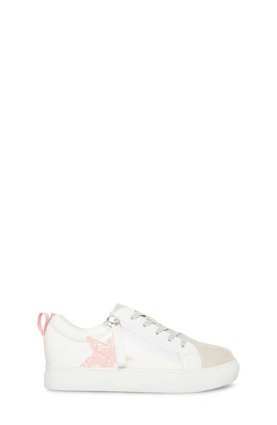 Shop Steve Madden Kids' Arezume Sneaker In White Multi