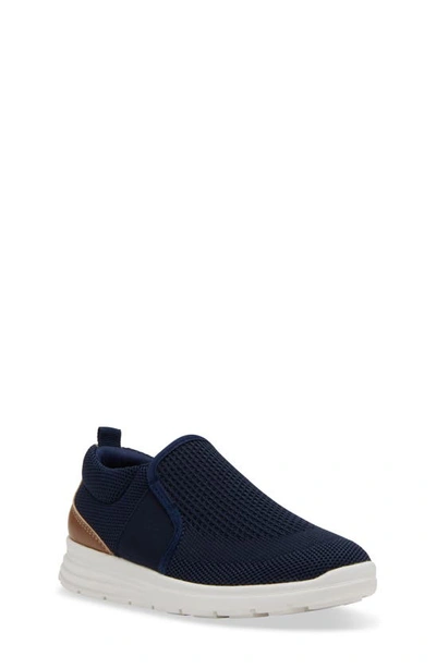 Shop Steve Madden Kids' Bkeni Slip-on Shoe In Navy