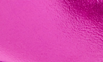 Shop Steve Madden Kids' Jbuunny Faux Fur Trim Metallic Boot In Pink