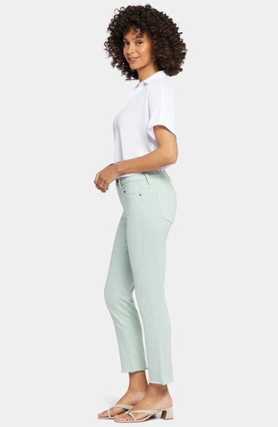 Shop Nydj Sheri Frayed Hem Slim Jeans In Fantasy Dream