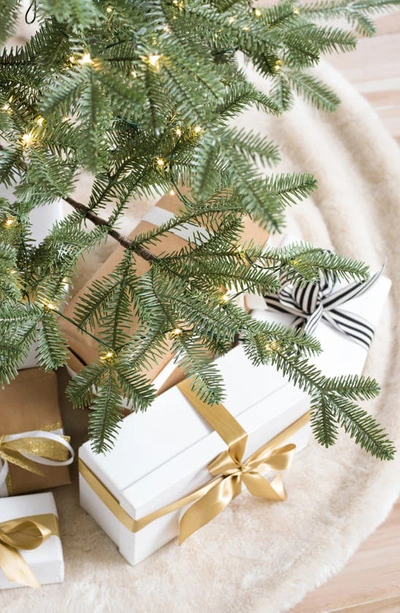 Balsam Hill Alpine Balsam Fir Pre-lit Artificial Tree In Green