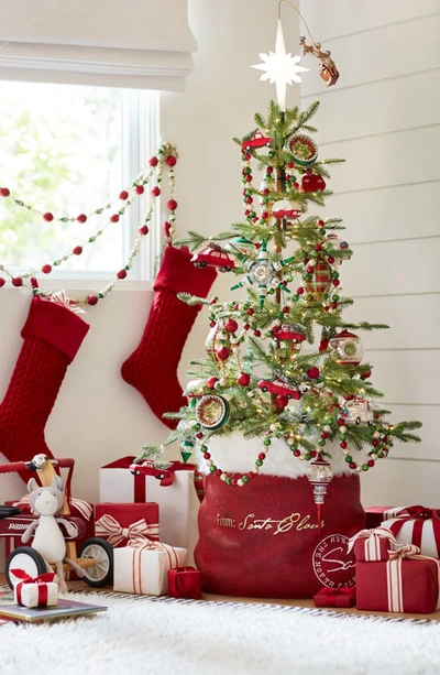 Balsam Hill Alpine Balsam Fir Pre-lit Artificial Tree In Green