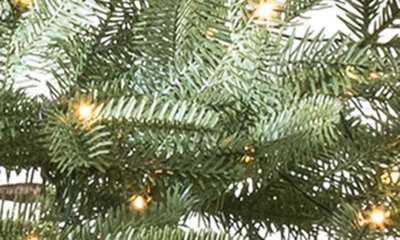 Balsam Hill Alpine Balsam Fir Pre-lit Artificial Tree In Green