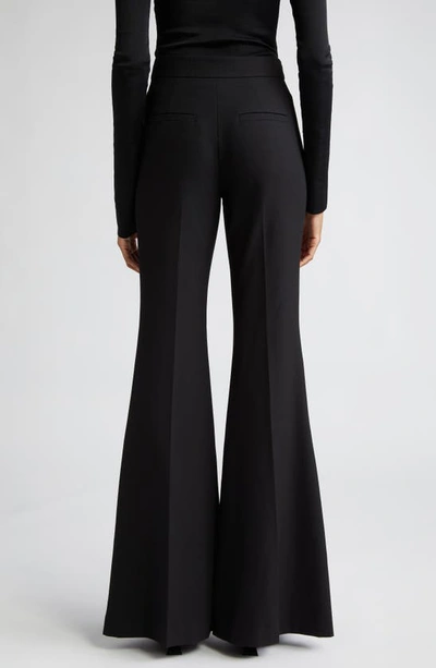 Shop A.l.c Anders High Waist Bell Bottom Pants In Black