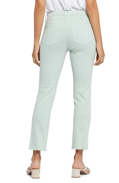 Nydj Sheri Frayed Hem Slim Jeans In Fantasy Dream