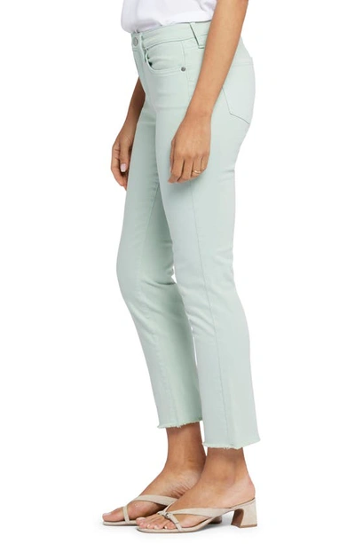 Nydj Sheri Frayed Hem Slim Jeans In Fantasy Dream