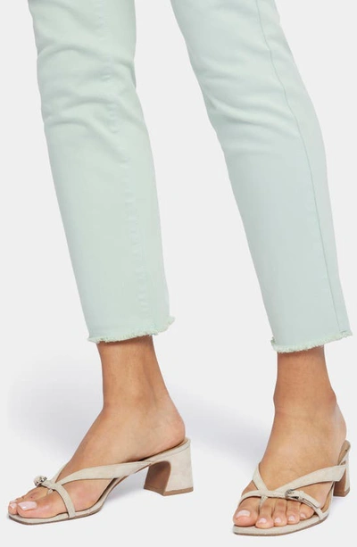 Nydj Sheri Frayed Hem Slim Jeans In Fantasy Dream
