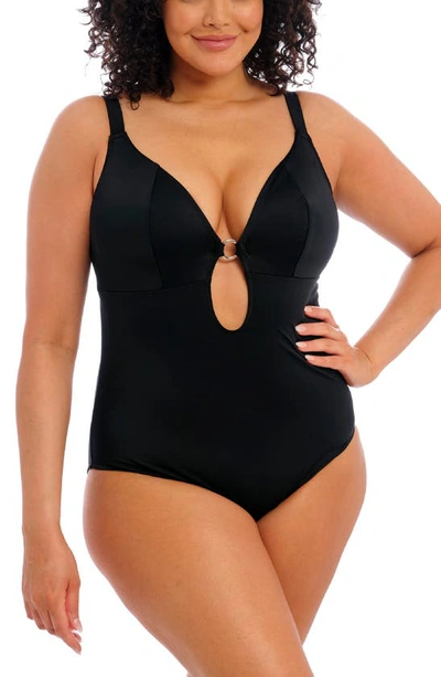 Elomi Plain Sailing One-piece Swimsuit In Black