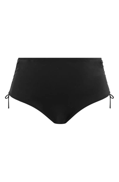 Shop Elomi Plain Sailing Adjustable Bikini Bottoms In Black