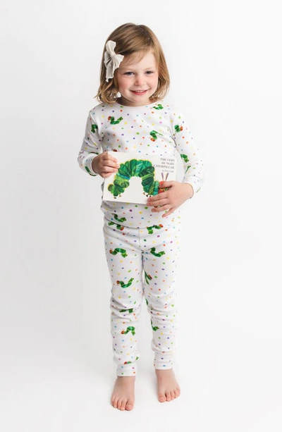 Shop L'ovedbaby X 'the Very Hungry Caterpillar™' Kids' Two-piece Pajamas & Book Set