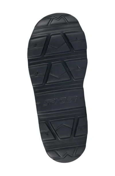Spyder Norsk Water Resistant Insulated Slip-on Shoe In Black