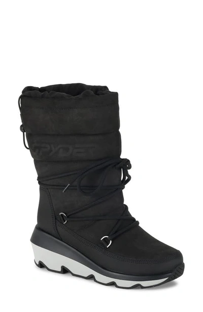 Shop Spyder Cornice Waterproof Boot In Black