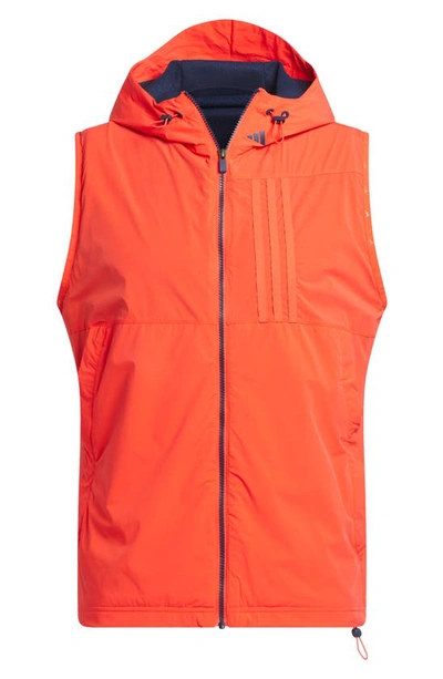 Shop Adidas Golf Ultimate365 Tour Wind.rdy Vest In Bright Red