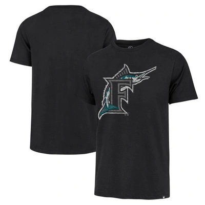 Shop 47 ' Black Miami Marlins Premier Franklin T-shirt