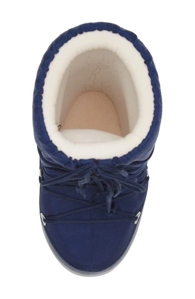 Shop Moon Boot Kids' Icon Water Repellent ® In Blue