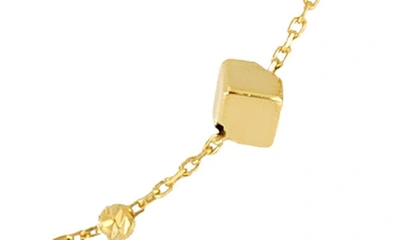Shop Bony Levy 14k Gold Mykonos Station Necklace In 14k Yellow Gold