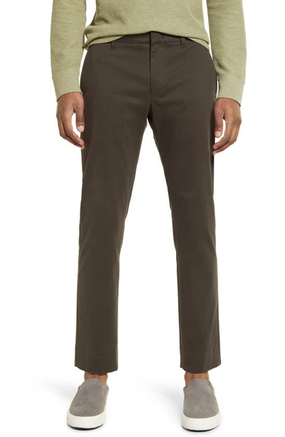 Shop Vince Griffith Stretch Cotton Twill Chino Pants In Frog