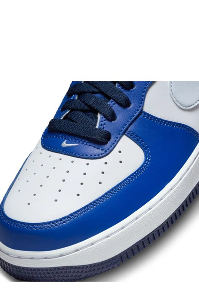 Shop Nike Air Force 1 '07 Lv8 Sneaker In White/ Grey/ Game Royal