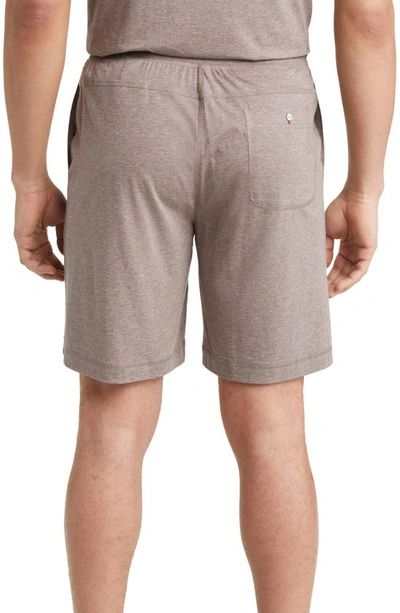 Daniel Buchler Knit Pajama Shorts In Coffee